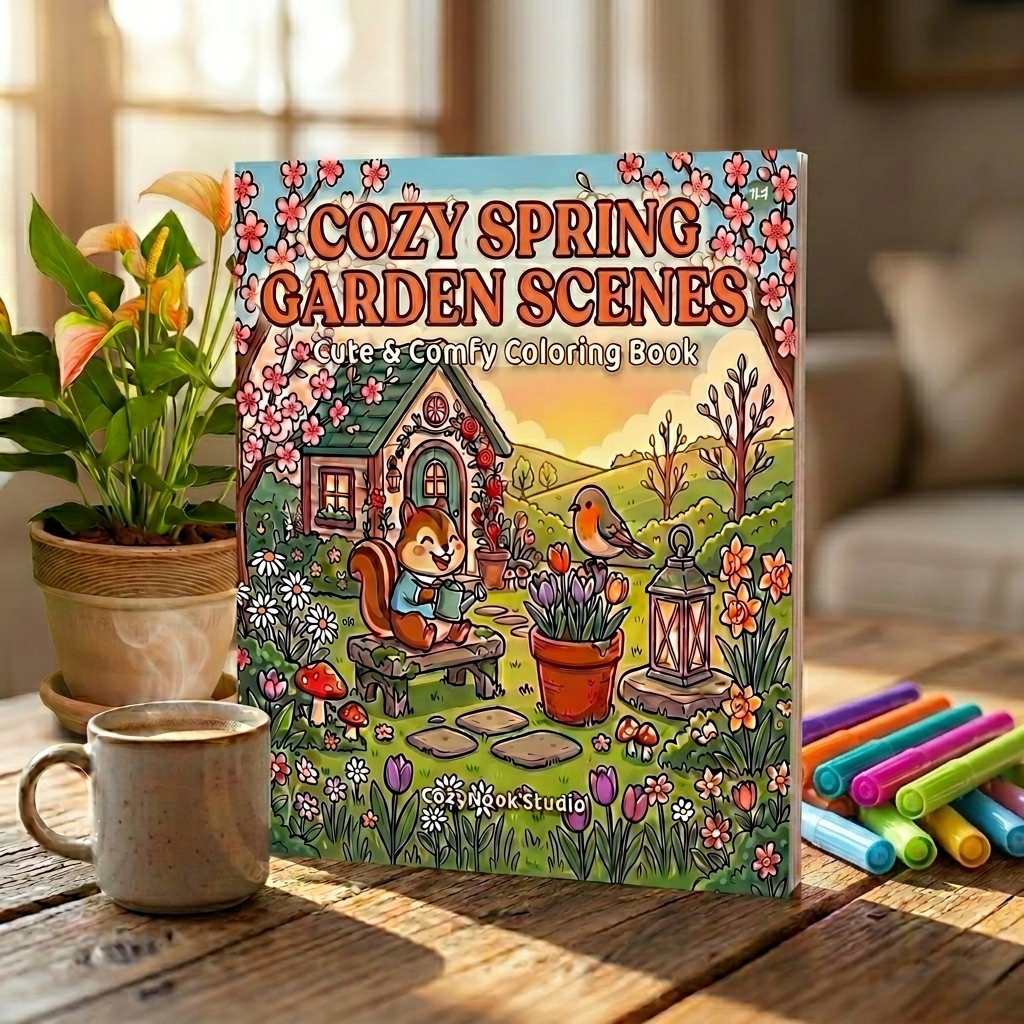 Cozy Spring Garden Scenes